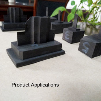 품질  Dark Grey EDM Graphite Low Loss Isostatic Graphite Block 1.78g/cc Density 공장