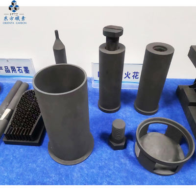 어두운 회색 탄소 붓 그래피트 블록 동역 그래피트 막대 12μm 곡물 크기