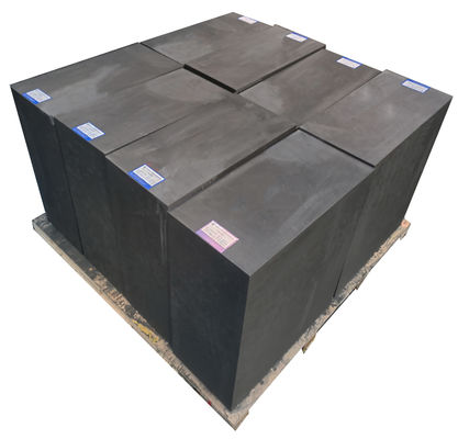 어두운 회색 부드러운 리?? 배터리 그래피트 블록 1.80 G/Cm3 12μm 곡물 크기